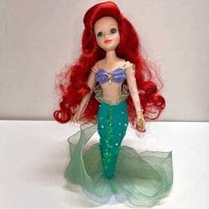 VTG Ariel The Little Mermaid Porcelain doll The Brass Key 2003
